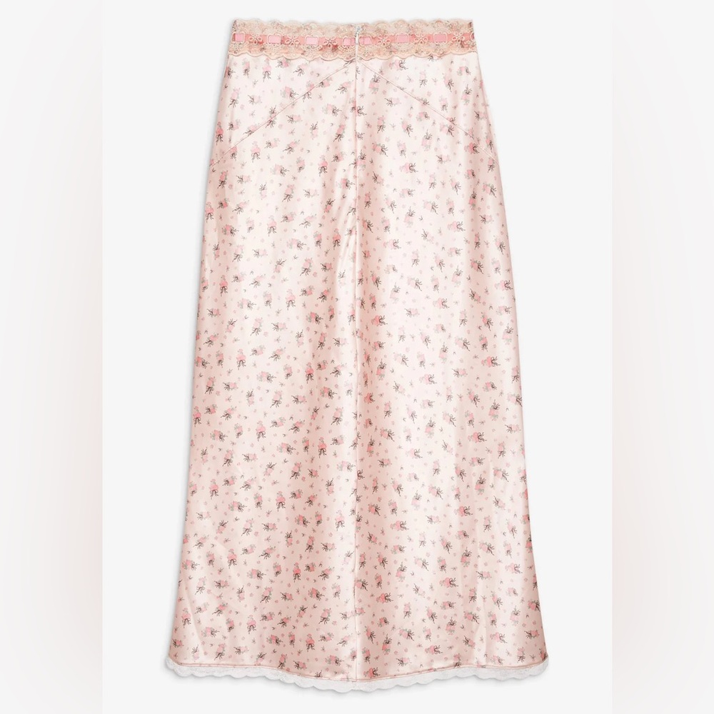 For Love & Lemons Peaches & Cream Midi Skirt - Picture 5 of 6